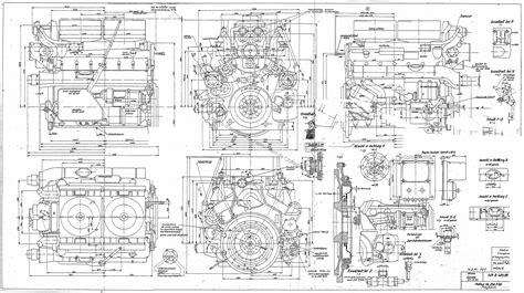 Printable Engine Blueprint Sheet